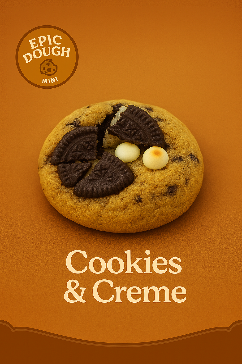 Mini Cookies And Creme (2 oz Gourmet Cookie)