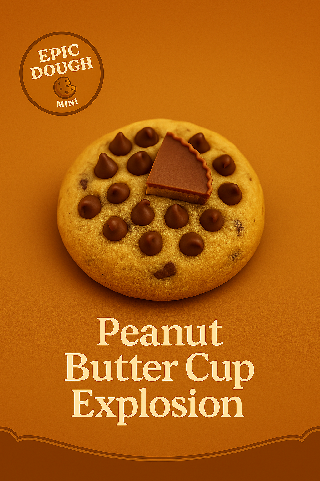 Mini Peanut Butter Cup Explosion ( 2 oz Gourmet Cookie)