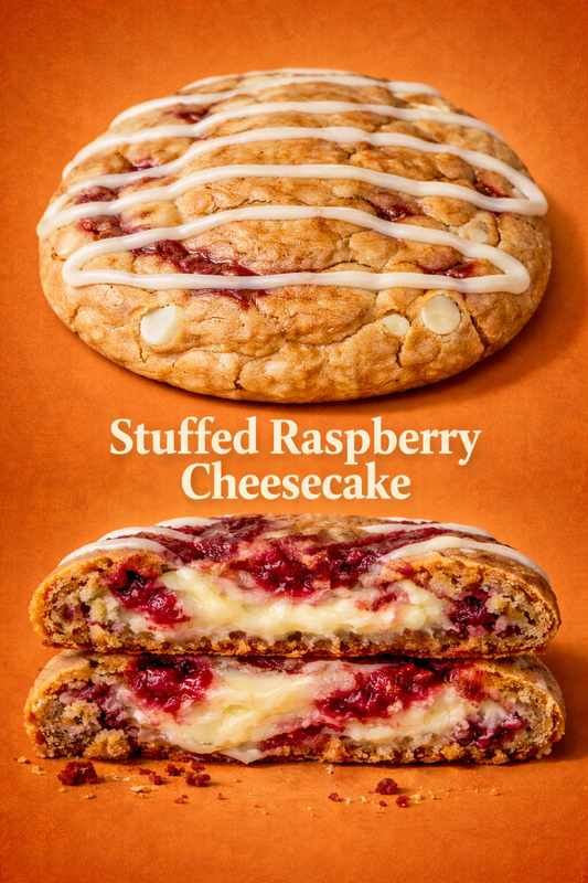 Stuffed Raspberry Cheesecake