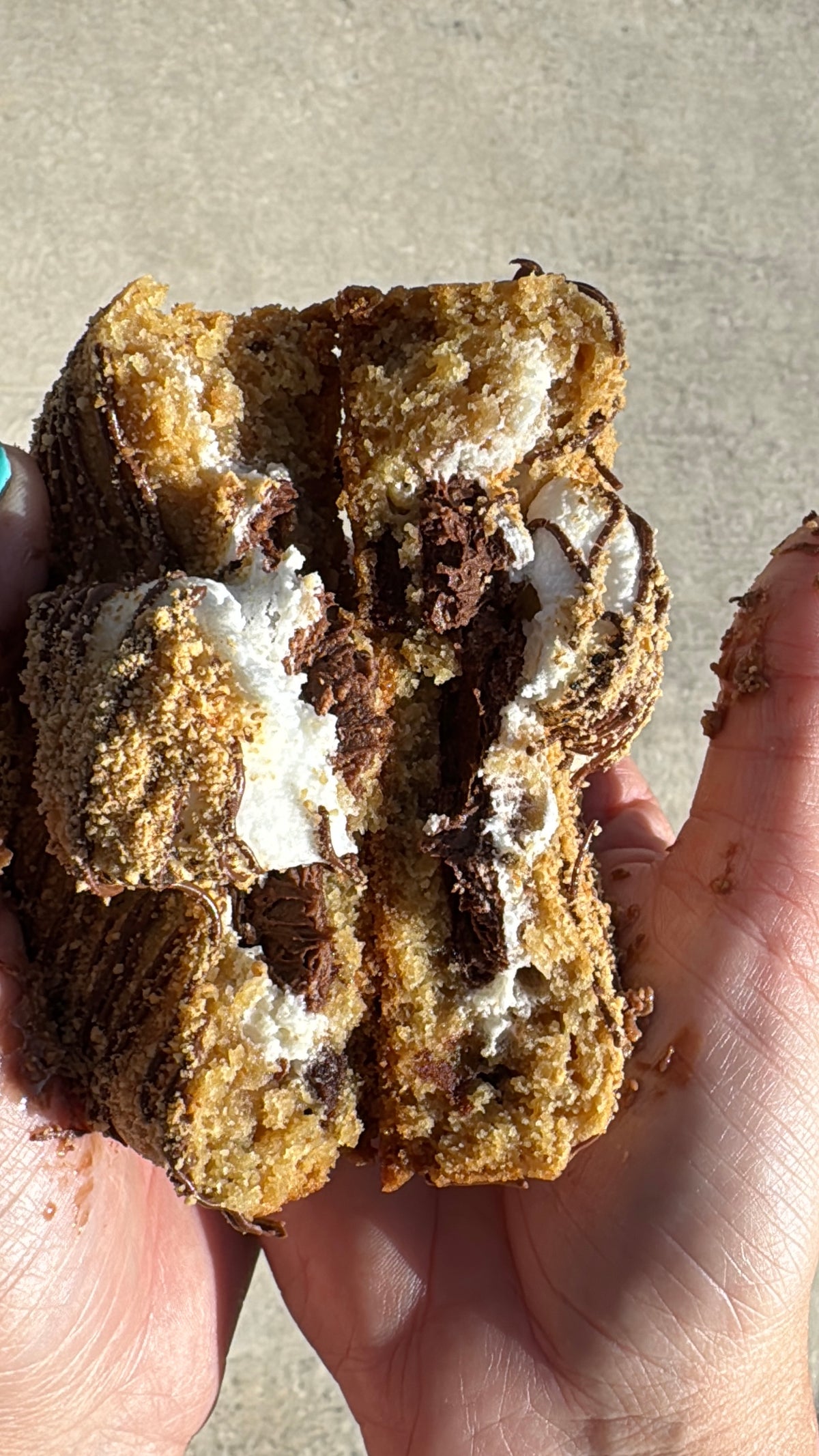 Stuffed Nutella S’mores
