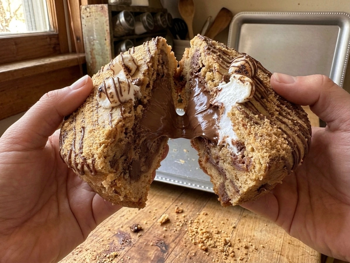 Stuffed Nutella S’mores
