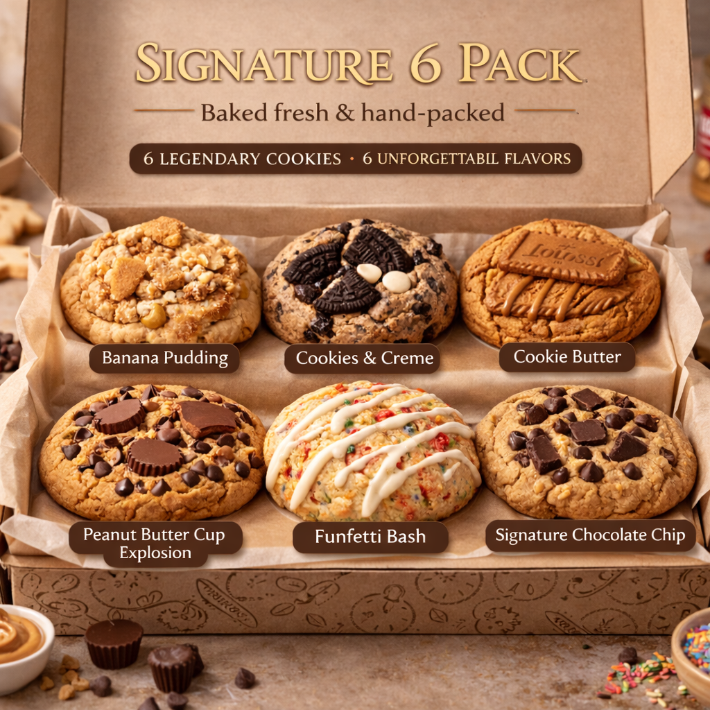 Epic Dough Signature 6 Pack baked and hand-packed